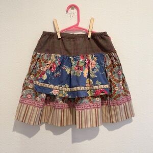 matilda jane gypsy blue gretta apron skirt
